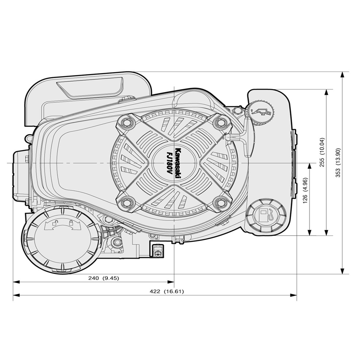 Motore Kawasaki FJ180V KAI