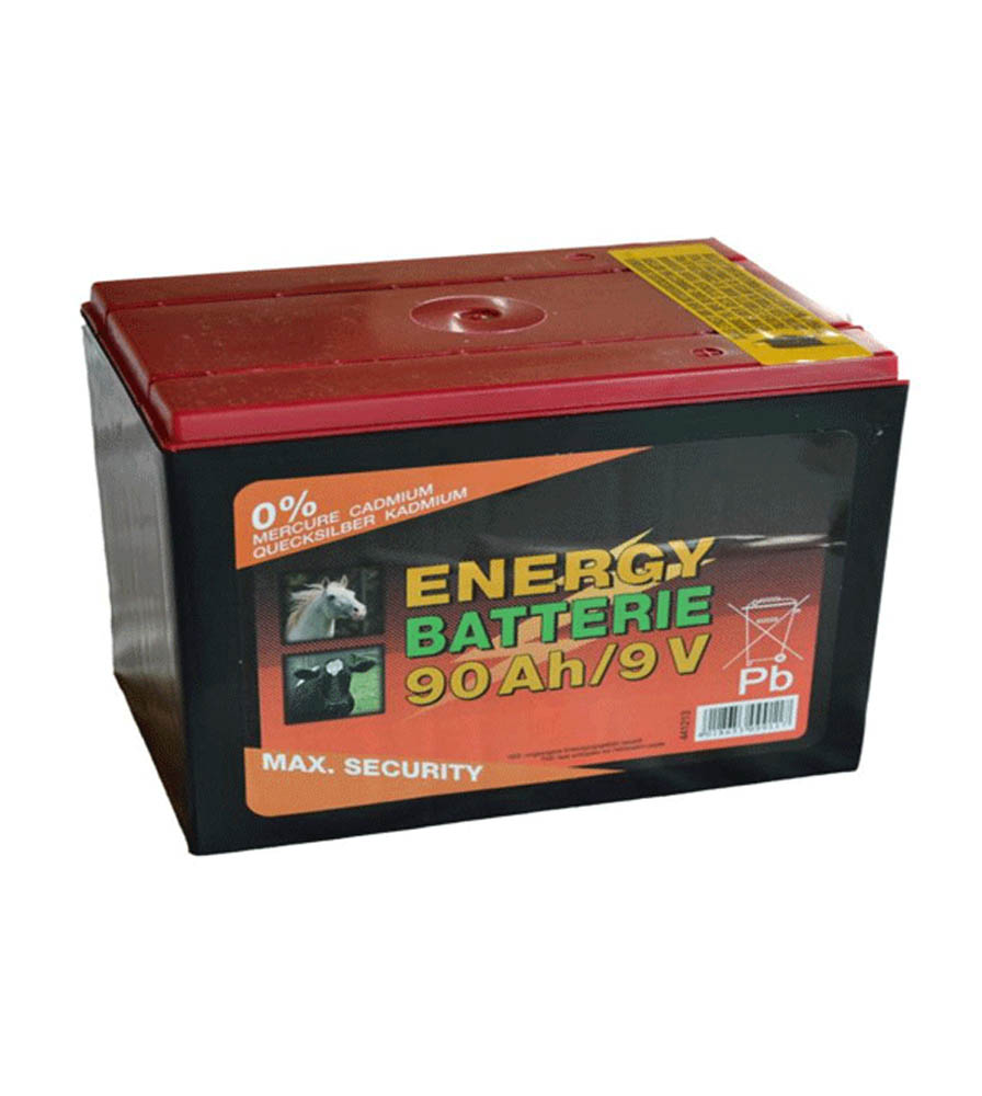 Batteria a secco Per Elettrificatori  90Ah 9V