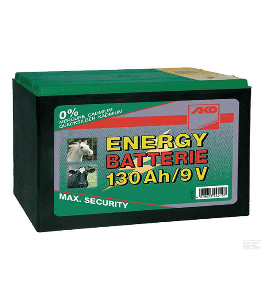 Batteria a secco Per Elettrificatori 130Ah 9V