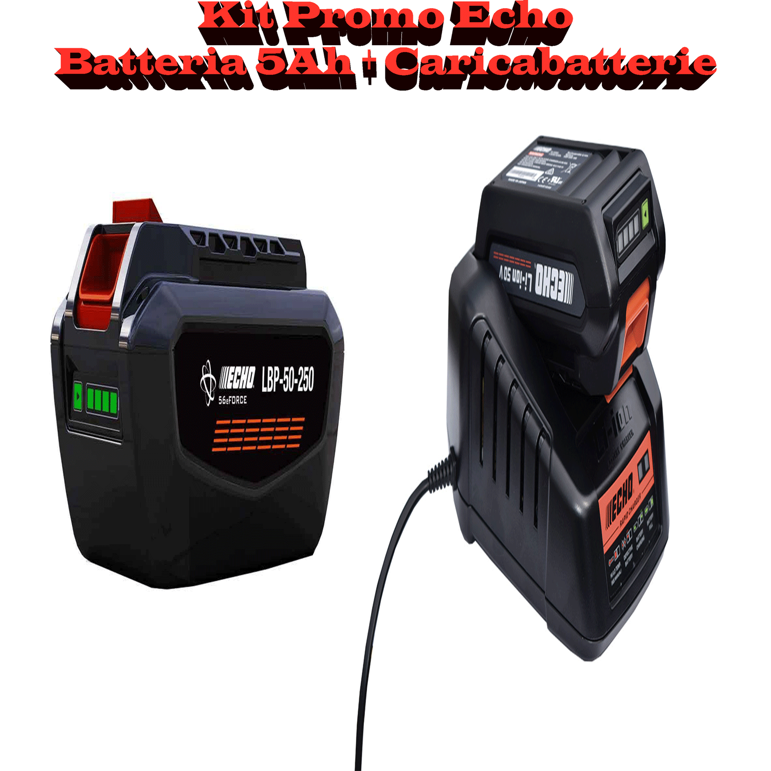 Kit Promo Echo Batteria+Caricabatteria