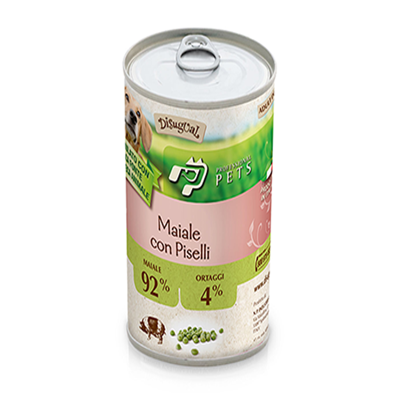 Mangime Cane Disugual Maiale Piselli 400gr