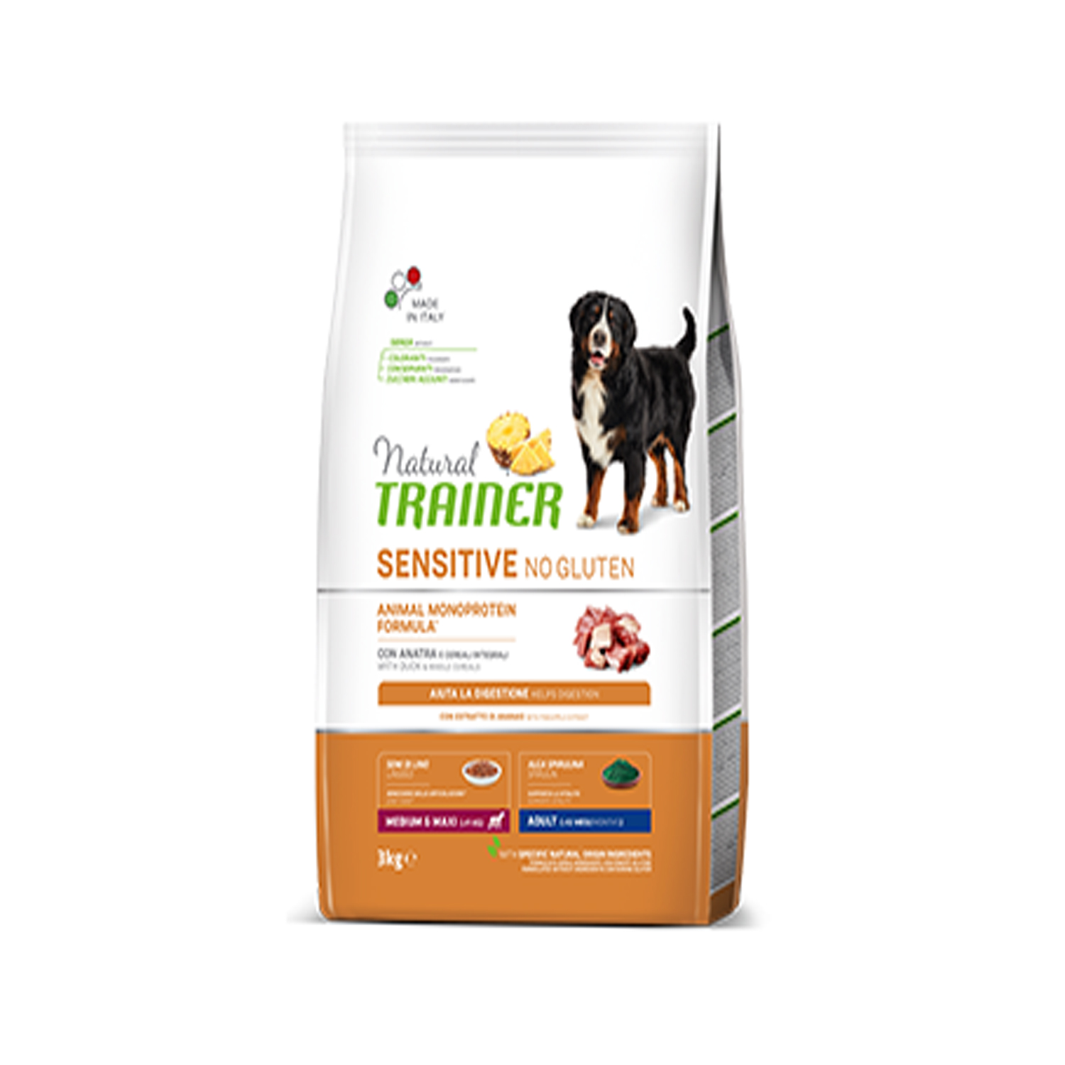 Mangime Cane Trainer Fitness3 Adult MediumMaxi Anatra 3kg