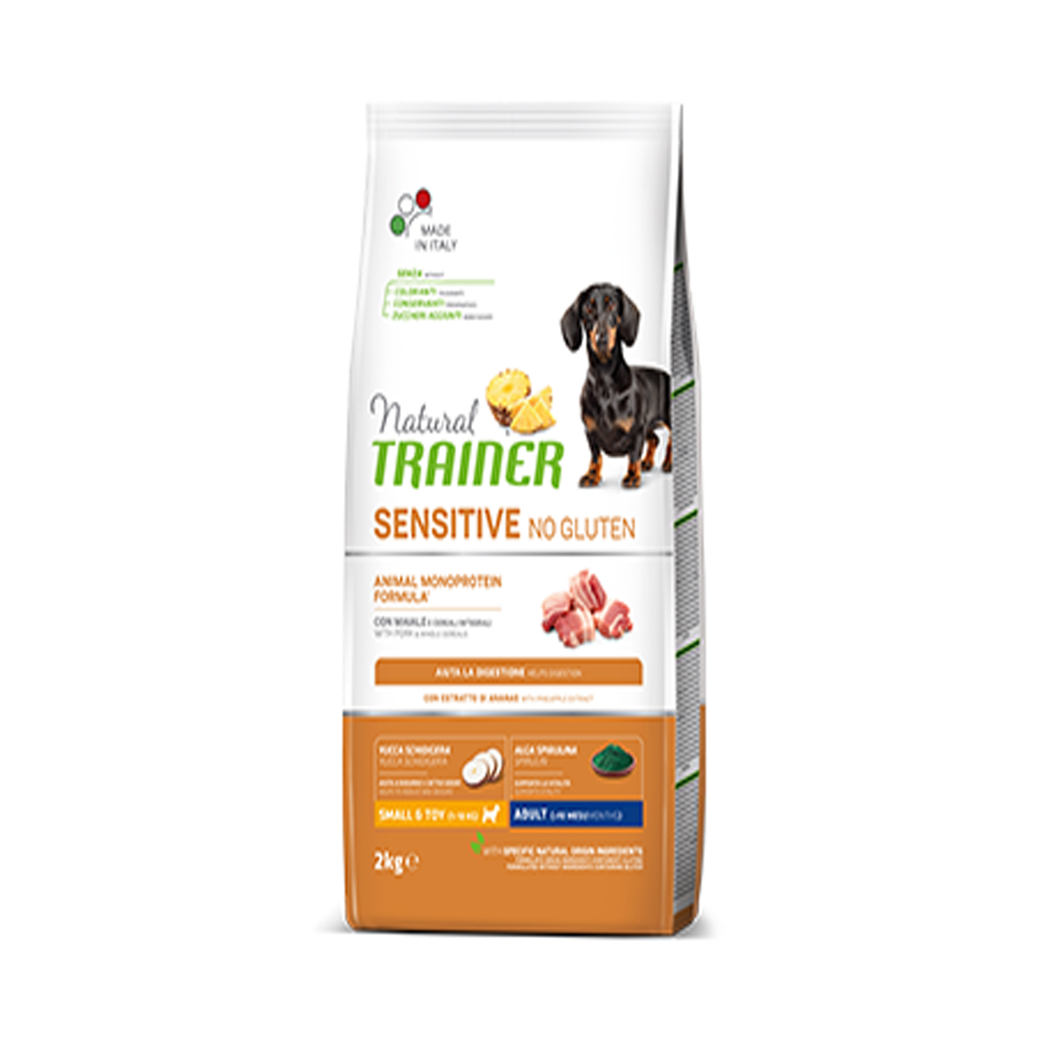 Mangime Cane Trainer Fitness3 AdultMini Maiale 2kg