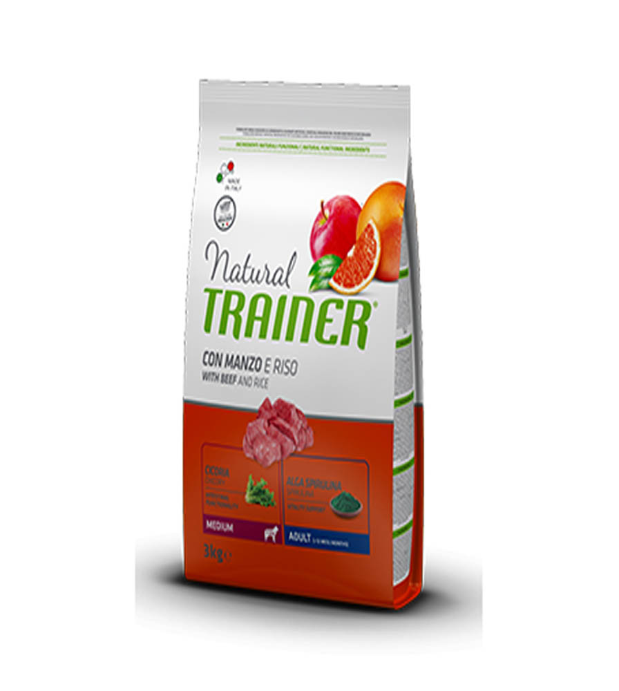 Mangime Cane Trainer Natural Adult MediumManzo 12kg