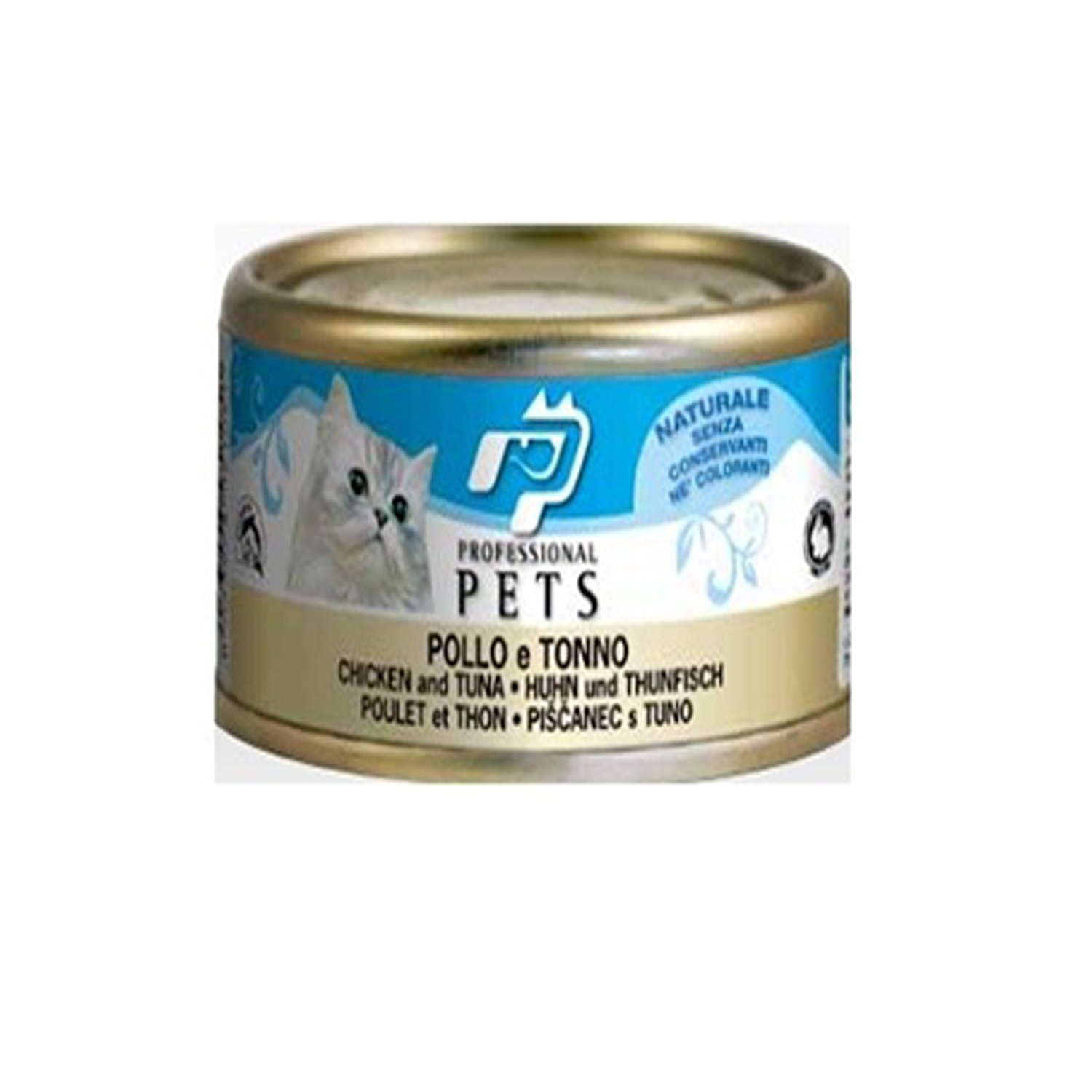 Mangime Gatto Professional Pets Pollo Tonno 70gr