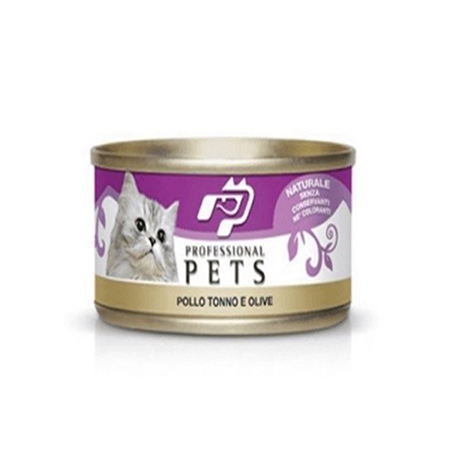 Mangime Gatto Professional Pets Pollo Tonno Olive 70gr