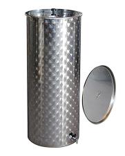 Fusto Belvivere in Acciaio Inox 110lt