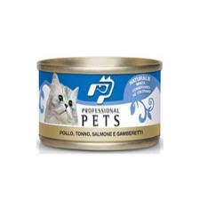 Mangime Gatto Professional Pets Pollo Tonno Salmone Gamberetti 70gr